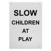 Slow Children At Play Sign, 8.5 x 11 in" OSHA