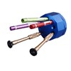 Screwdriver Storage Rack 10 Holes Aluminum Alloy Rotating Screwdriver Organizer