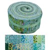 HANPATQUI 40 Strip Jelly Roll Fabric Strips for Sewing, 100%