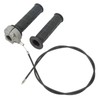 2PCs Twist Throttle Cable Handle Accelerator Handle Grips Replacement for