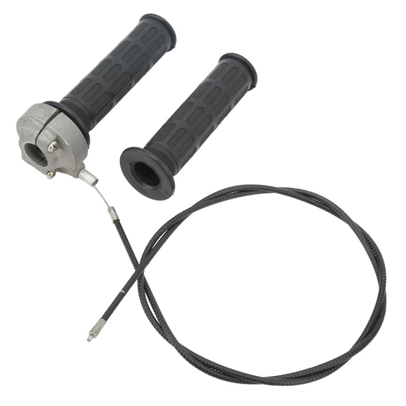 2PCs Twist Throttle Cable Handle Accelerator Handle Grips Replacement for