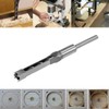 uxcell Square Hole Drill Bit, 1/2" High-Carbon Steel Hollow Chisel