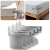 Yowodana Sheet Slip Resistant Clips 4 Pcs Sheet Fastening Anti-Slip