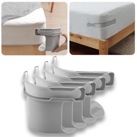 Yowodana Sheet Slip Resistant Clips 4 Pcs Sheet Fastening Anti-Slip Anti-Slip Adjustable Fall Resistant Won't Damage Your Futon Bed Corner Lock
