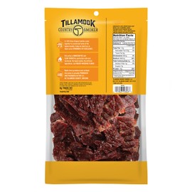 Tillamook Country Smoker Real Hardwood Smoked Beef Jerky, Honey Glazed, 10 Ounce