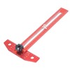 T Square Ruler Protractor for Crafting Aluminum Alloy Woodworking Scriber