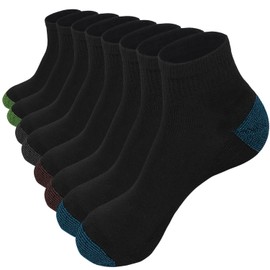 Glory Max 12 Pairs Men's Performance Cotton Cushioned Athletic Ankle Socks (as1, numeric, numeric_10, numeric_13, regular, regular)