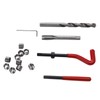 15 Pcs Thread Repair Tool Kit M10x1.25mm Metal Threaded Inserts