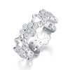 PRAYMOS Heart Dog Paw Rings for Women S925 Sterling Silver