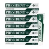 President Set of 6 Classic Toothbrushes for Everyday Use -