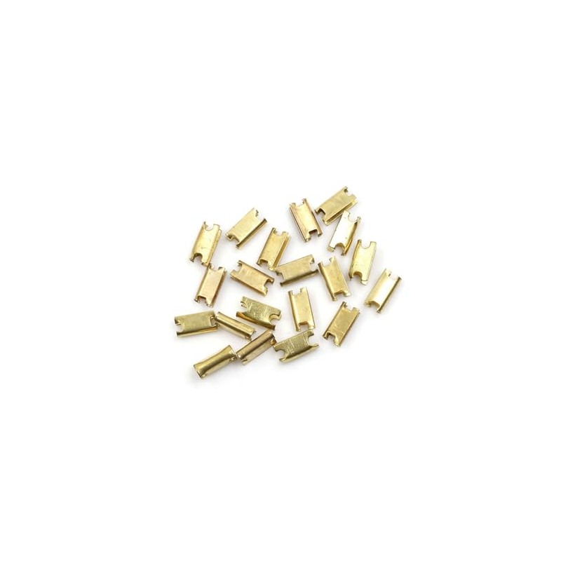 Partuto 20pcs Metal Retainer Car Console Trim Clip 6.5mm x