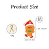 Rumyve Christmas Gingerbread Man Ornament Set - 12-Piece Gingerbread Man