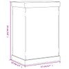 vidaXL Transparent Acrylic Display Box - Clear and Lightweight Display