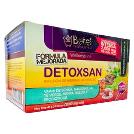 Betel Natural Detoxsan Total Detox Tea Whole Body Detox Formula - 24 Tea Bags