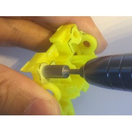 Argo File Electrodeposited Diamond Bit, Cylinder Type, 0.2 inch (5.5 mm) x 0.4 inch (11 mm), Pack of 2 DEP2052#200, Shaft Diameter 0.08 inch (2.35 mm)