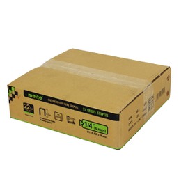meite 22G71S14 22 Gauge 71 Series 3/8-Inch Crown 1/4-Inch Leg Length Galvanized Upholstery Staples for Fine Wire Staplers 10,020 pcs/Box (1 Case - 20 Boxes)