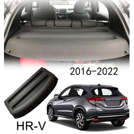 Cargo cover Compatible with 2016 2017 2018 2019 2020 2021 2022 Honda HR-V HRV Black Rear Trunk Sheld by Kaungka (Can withstand the load)