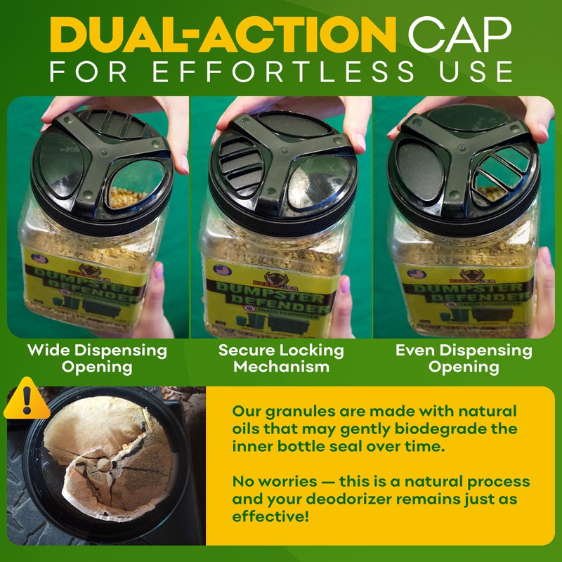 BEEST Dumpster Defender - 3lbs Outdoor Trash Can Deodorizer &