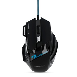RadioShack Mouse Gamer Ergonómico  Luces LED  Luces LED  Negro                                                                                        