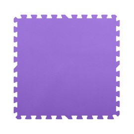 IncStores Eco Soft+ Foam Tiles (2ft x 2ft Tiles) Interlocking Foam Flooring Mats with Removable Edges (Purple, 9 Tiles, 36 Sqft + Borders)