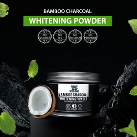 BOONBOO Whitening Powder, Bamboo Charcoal, Aluminum Can, 2oz