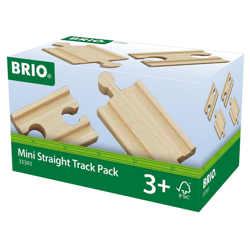 BRIO（ブリオ）WORLD 直線レール54mm（凹凸） [電車 おもちゃ 木製 レール] 33393