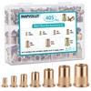 MAPVOLUT 405-Piece Metric Rivet Nut Assortment Kit | M3-M12 UNC
