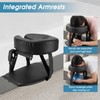 VINGVO Massage Headrest for Bed with Face Pillow, Adjustable Massage