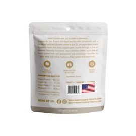 Smart Cookie Turkey Freeze Dried Cat Treats – Single Ingredient, High-Protein Snacks for Picky Cats – 100% Lean Turkey, No Fillers or Additives, Made in The USA – 1oz (3 Pack)