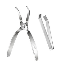 Fish Bone Pliers/Tweezers 304 Food Grade Stainless Steel Deboning Tool Kit for All Kinds of Fish