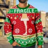 NebulaRave Christmas Story Leg Lamp Ugly Sweater - Fragile Christmas