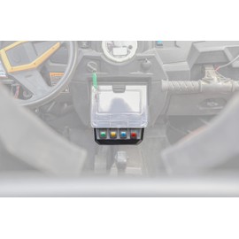 SAUTVS Switch Panel for Polaris RZR XP 1000 14-18, Under Dash Switch Case with 4 Rocker Switches for Polaris RZR XP 1000 2014-2018 Accessories