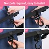 4 Pcs Baby Stroller Hooks, Walker Hook Hanging, Multipurpose 360°