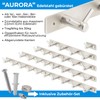 Stahlia Coat Hook Rack Brushed Stainless Steel Wall Hook Coat