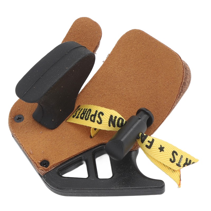 Double PU Leather Archery Finger Tab Archery Finger Guard Fingers