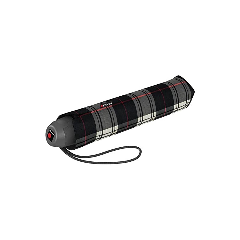 Knirps E.051 Small Manual Pocket Umbrella with Packaging, Check (5281)