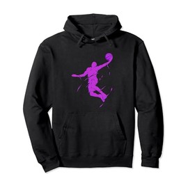Purple Slam Dunk - Mighty Slam Dunk Pullover Hoodie, black