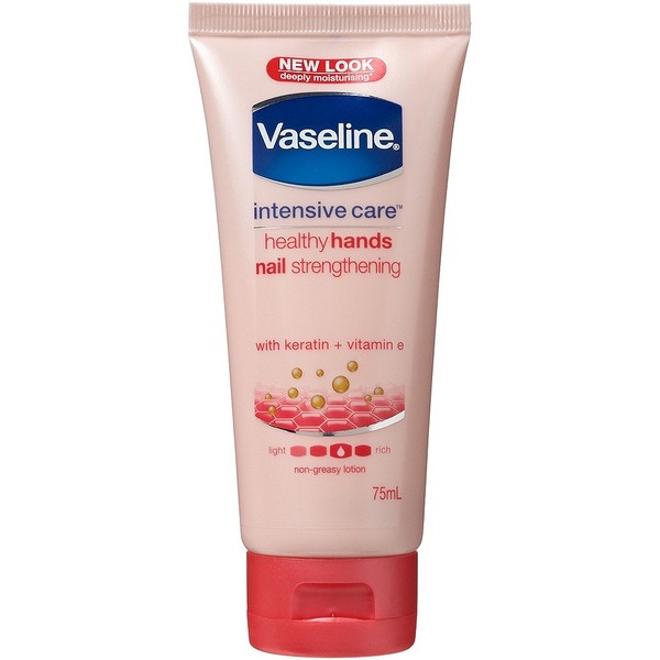 Vaseline Intensive Care Healthy Hands & Nail Strengthening Lotion 75ml