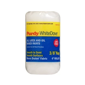 Purdy 140786104 White Dove Roller Cover, 4 inch x 3/8 inch nap