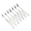 7 Wheel Pastry Cutter, Expandable Telescopic Pizza Slicer Multi-Round Baking