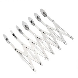 7 Wheel Pastry Cutter, Expandable Telescopic Pizza Slicer Multi-Round Baking Dough Divider Roller for Pizza, Bread and Cakes