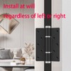 3 Pack Self Closing Door Hinge,5.8 Inch Spring Loaded Hinges,