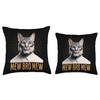Funny Bootleg Mewing Cat Looksmaxxing Meme Mew Bro Mew Throw