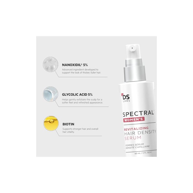 Laboratories Spectral Csf Tratamiento Regeneración Cabello Mujeres Suero Biotina Crecimiento