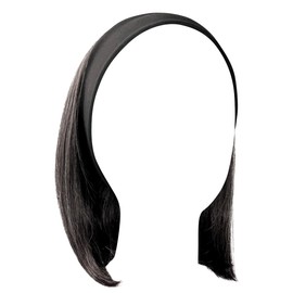 Kim Kimble 14" Classic Bob Headband Wig, Easy to Wear, Layered Mid-Length and Stylish, MC511SS Powdered Licorice