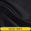 NICETOWN Black Blackout Curtains with Attached Valance, Solid Room Darkening