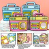 KTBANBANNEY 30 Pcs Radio Shape Party Favor Goodie Bags Small