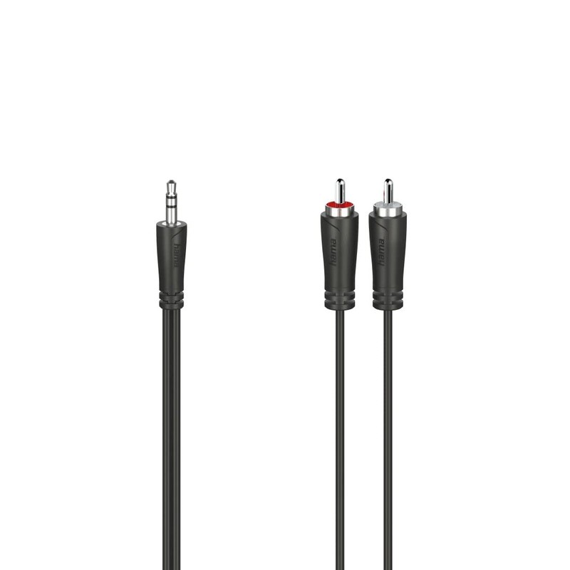 Hama Jack Cable 3.5 mm 2x RCA RCA Mini Jack