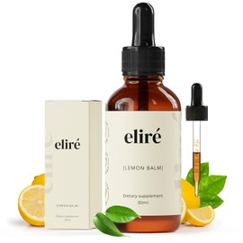 Organic Lemon Balm Drops (10:1) – Alcohol-Free Extract with only 3 Ingredients – Gentle After-Meal Digestive Comfort and Occasional Bloat Relief – Mix in Tea – Organic, Kosher, Non-GMO – 1 fl oz