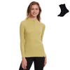 MERINNOVATION Merino Wool Base Layer for Womens Wool Half Zip